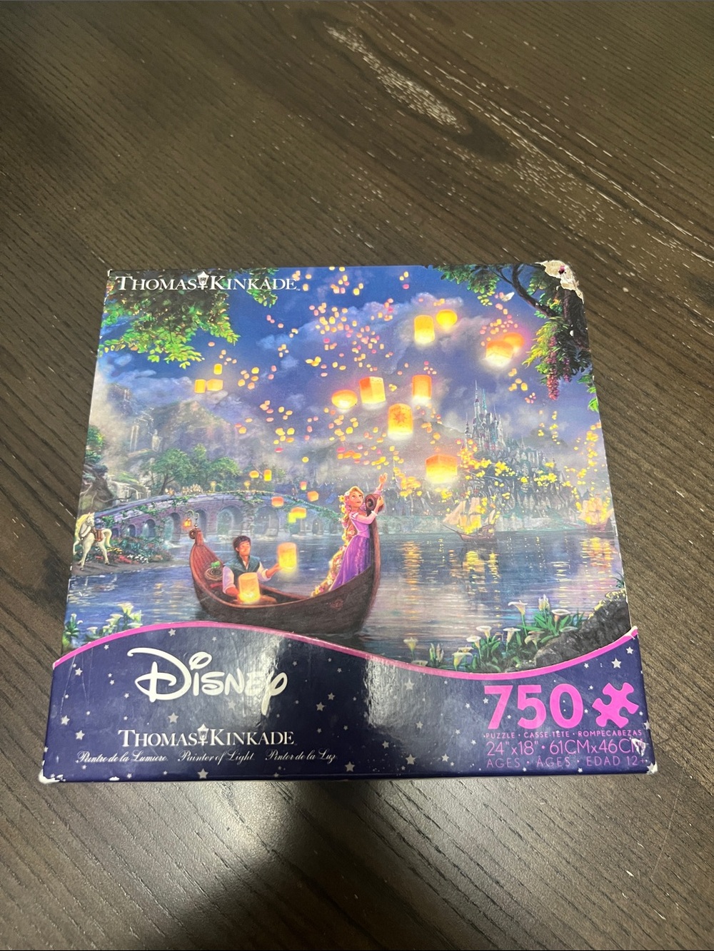 Thomas Kinkade Disney Tangled Lanterns Puzzle